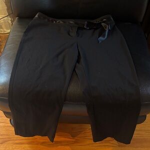 Escada Women's Elegant Black Straight Leg Trousers